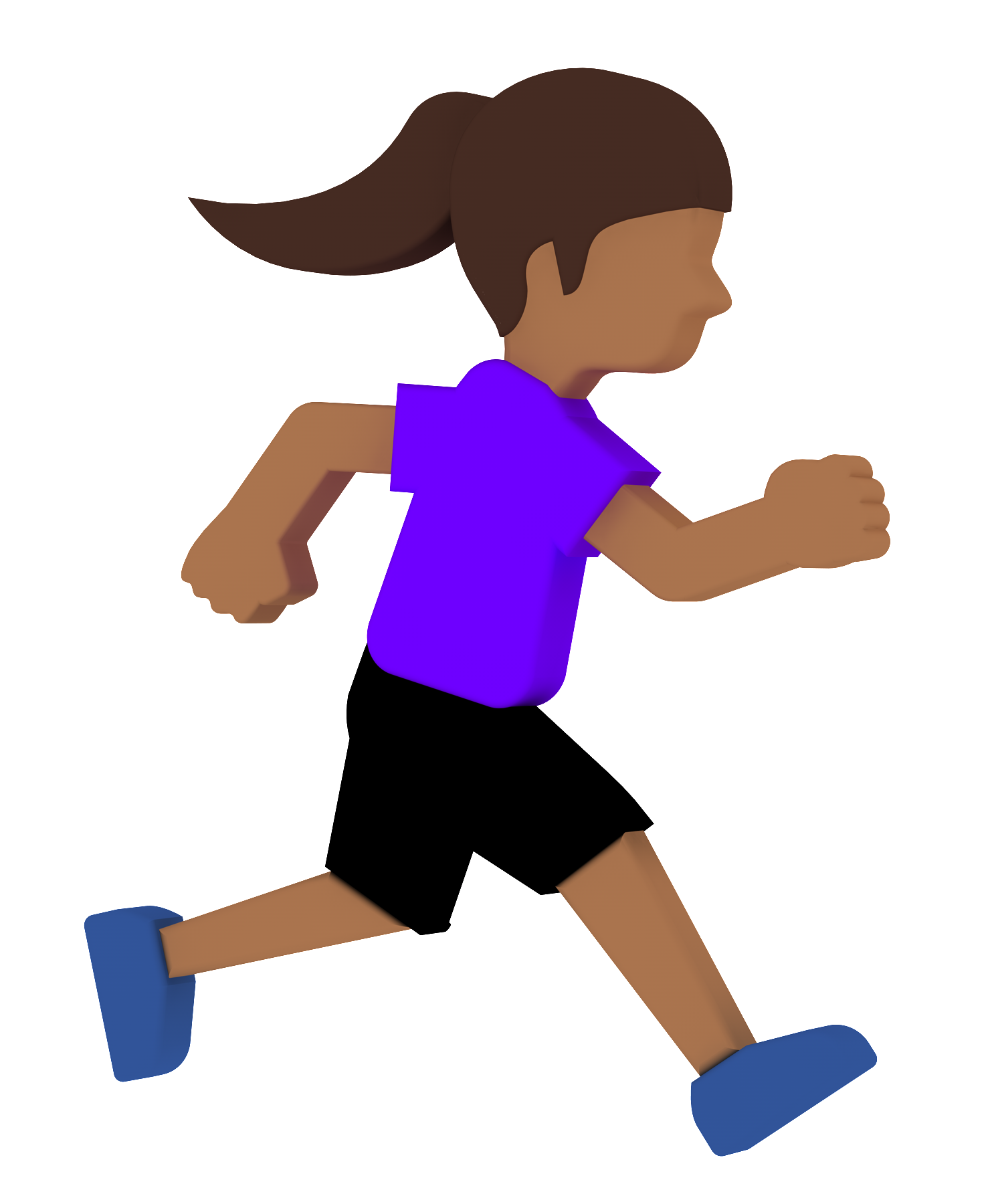 Running Athlete Female Transparent PNG Image