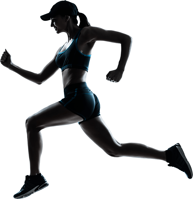 Running Athlete Female Transparent PNG Image