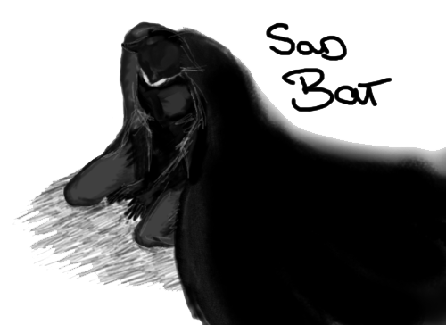 Sad Crying Batman Transparent PNG Image