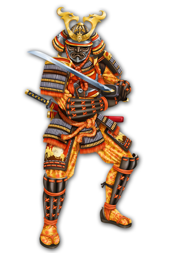 Samurai Armour Figurine Japan Warriors Transparent PNG Image
