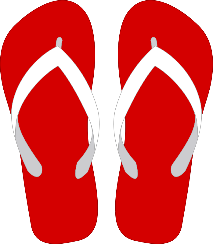 Beach Sandal Background Transparent PNG Image