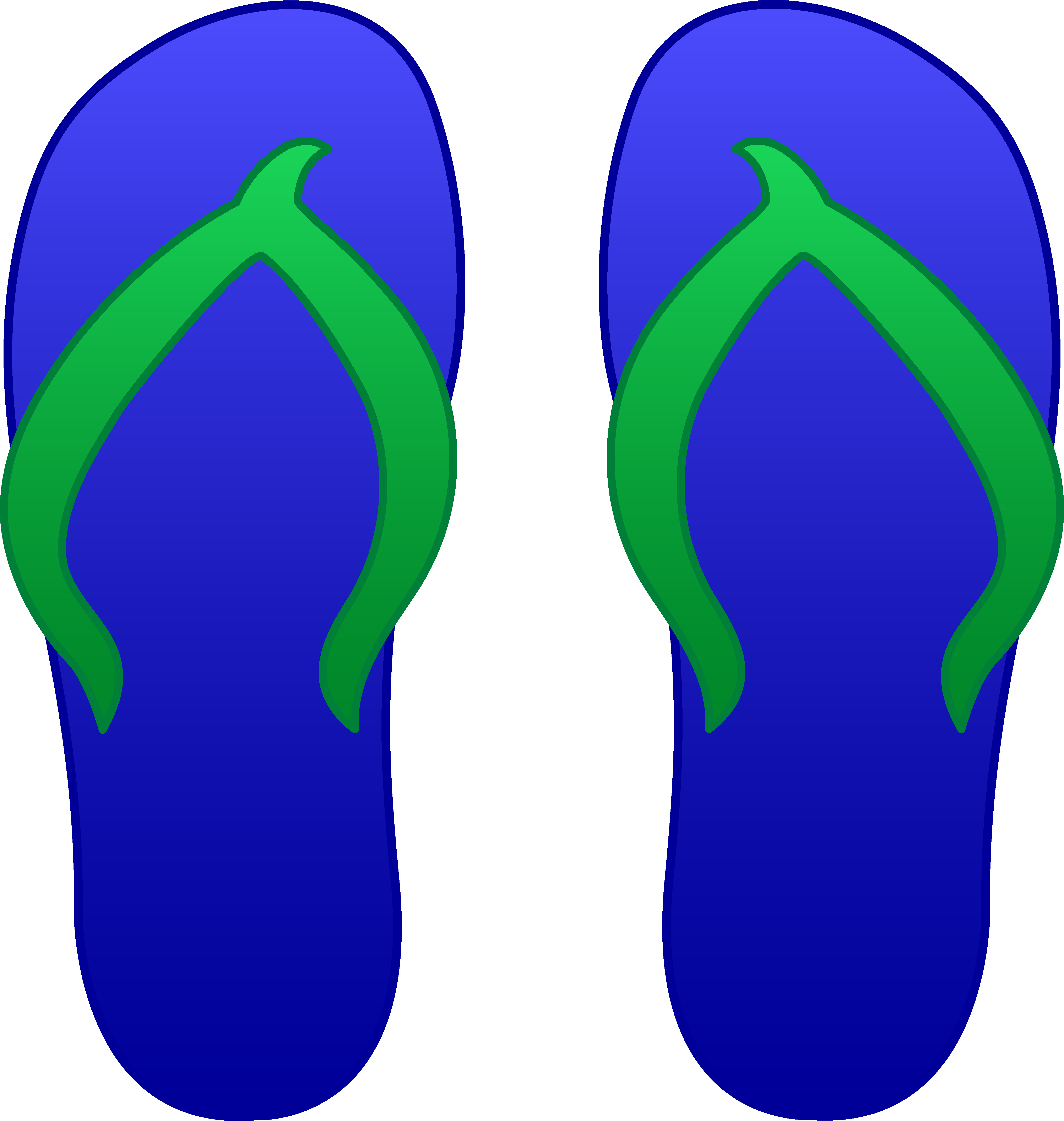 Beach Sandal Transparent PNG Image