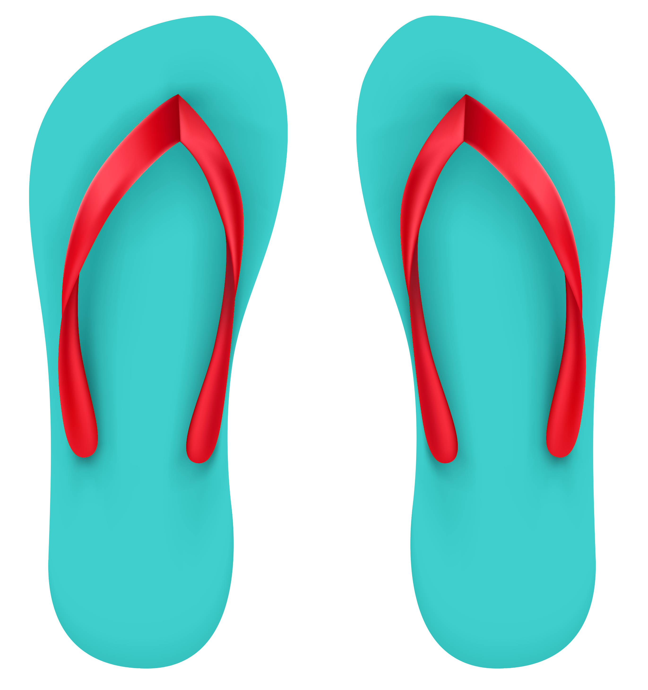 Beach Sandal Transparent PNG Image