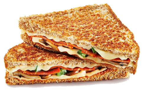 Cheese Sandwich Toasted Transparent PNG Image
