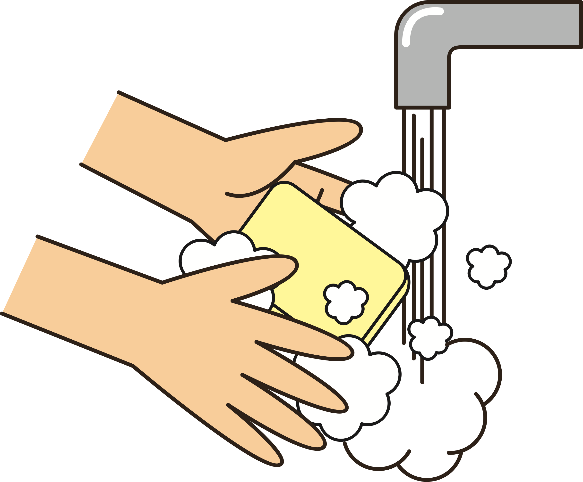 Wash Hand Transparent PNG Image