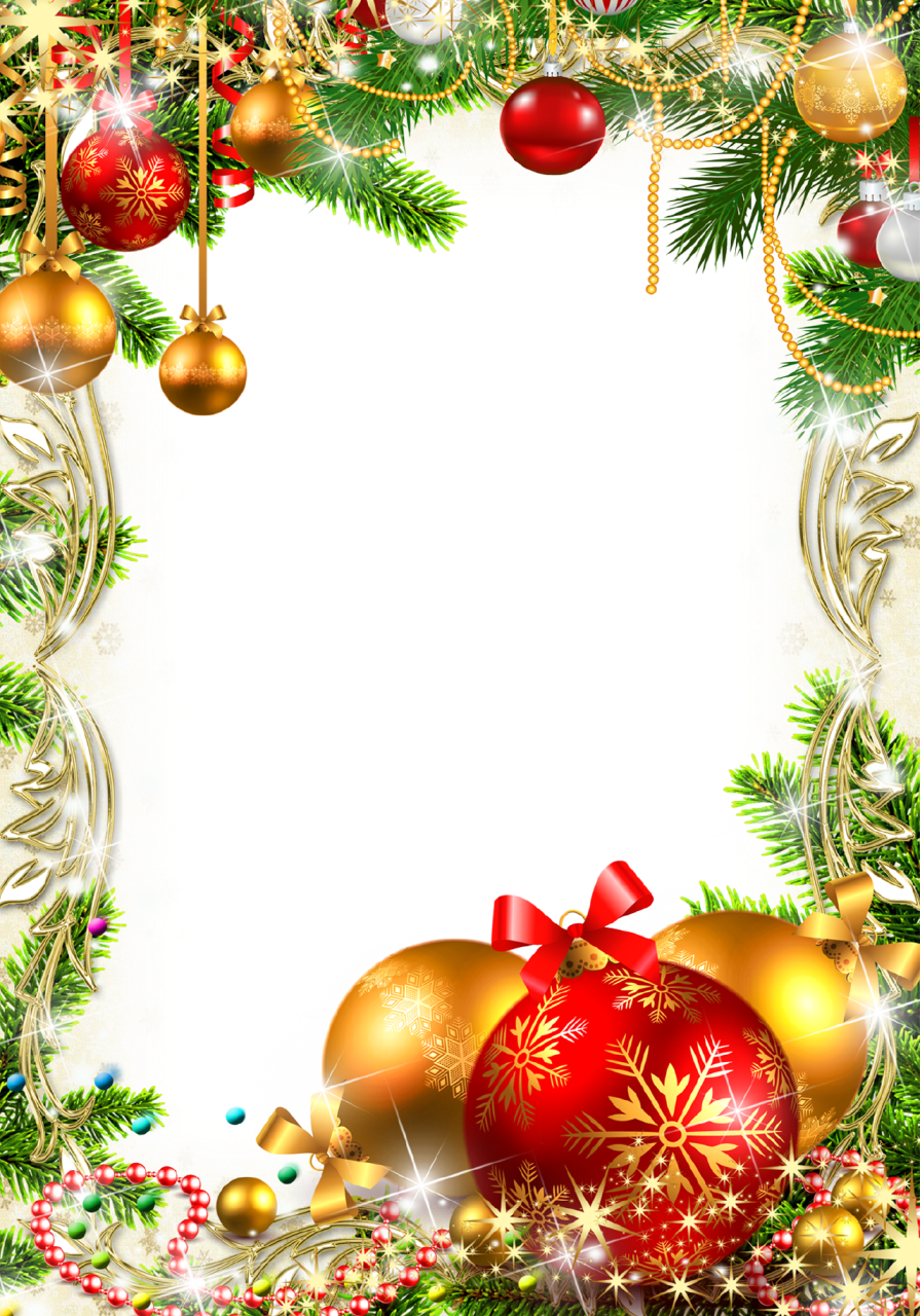 Decoration Frame Christmas Transparent PNG Image