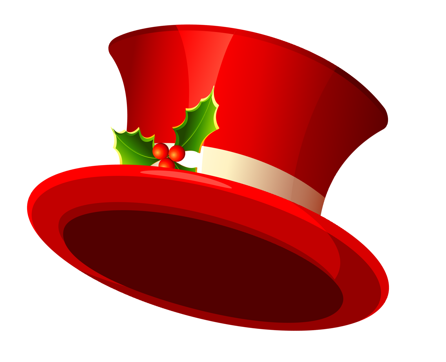 Top Claus Santa Hat Christmas Transparent PNG Image