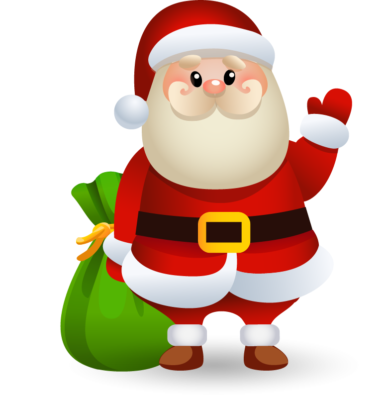 Vector Material Claus Christmas Santa Transparent PNG Image