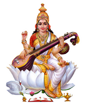 Saraswati Transparent PNG Image