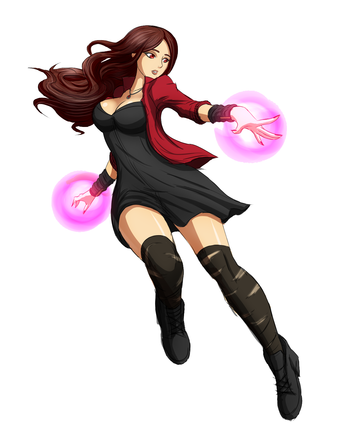 Scarlet Witch Transparent PNG Image