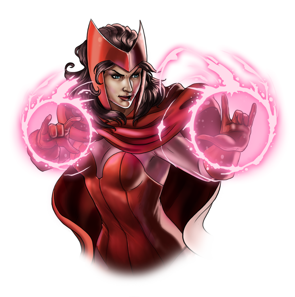 Scarlet Witch Transparent PNG Image