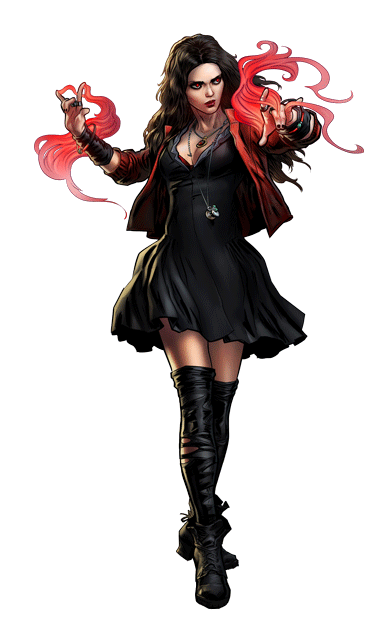 Scarlet Witch Transparent PNG Image