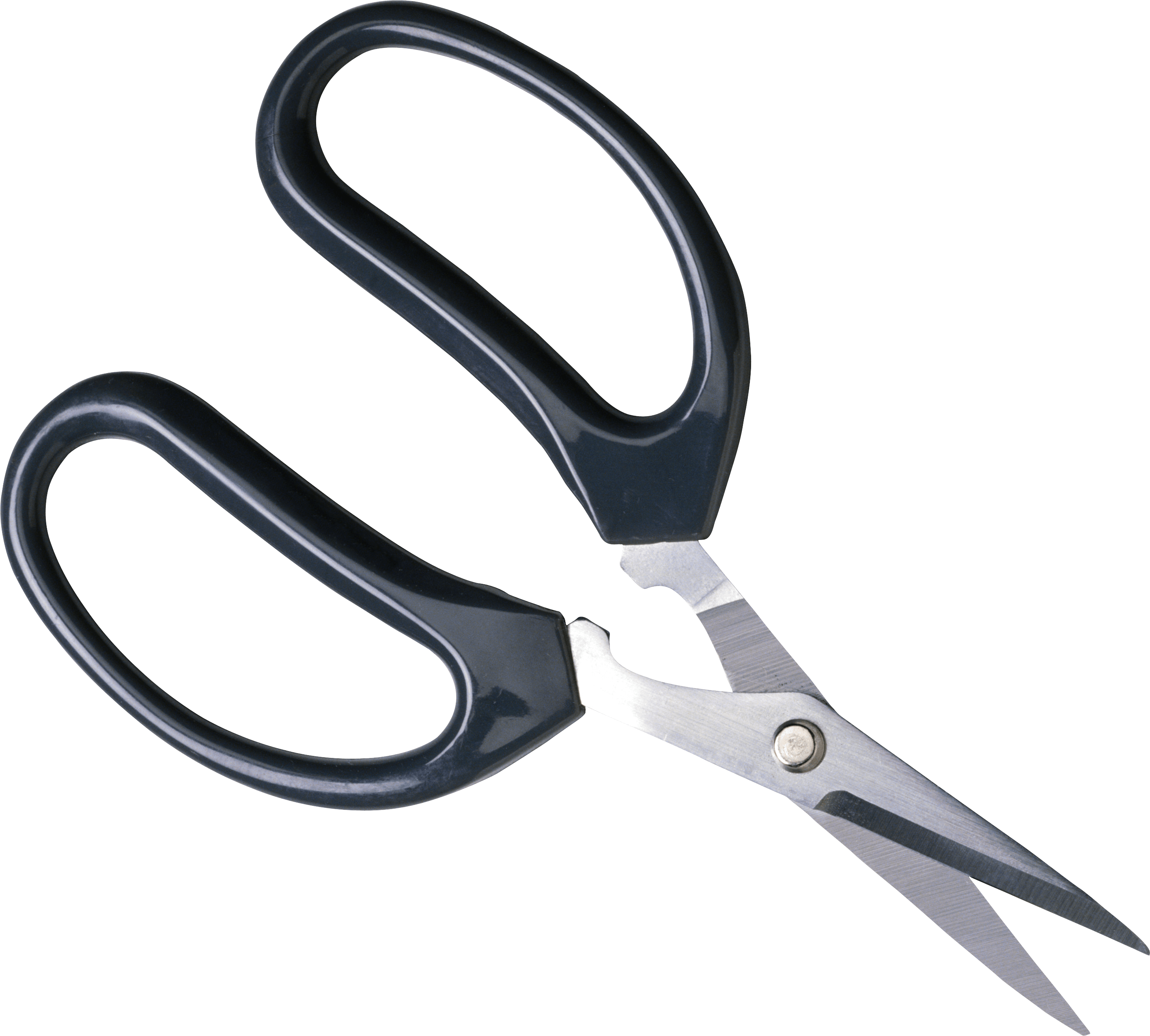 Black Scissors Transparent PNG Image