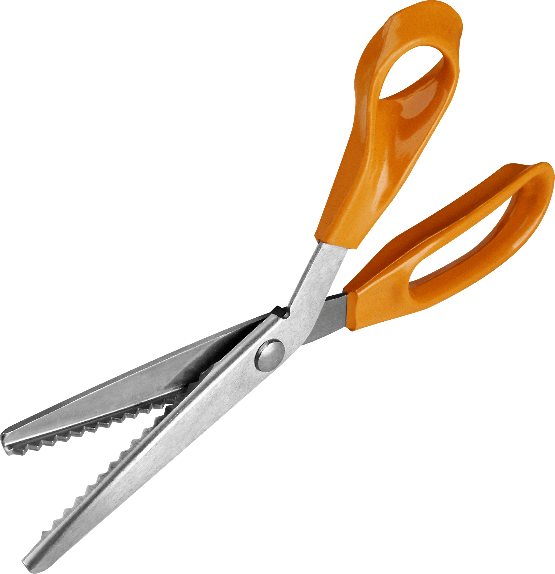 Orange Scissors Transparent PNG Image