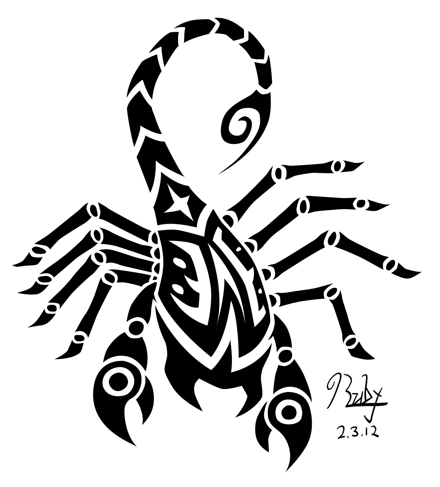 Scorpion Tattoos Transparent PNG Image