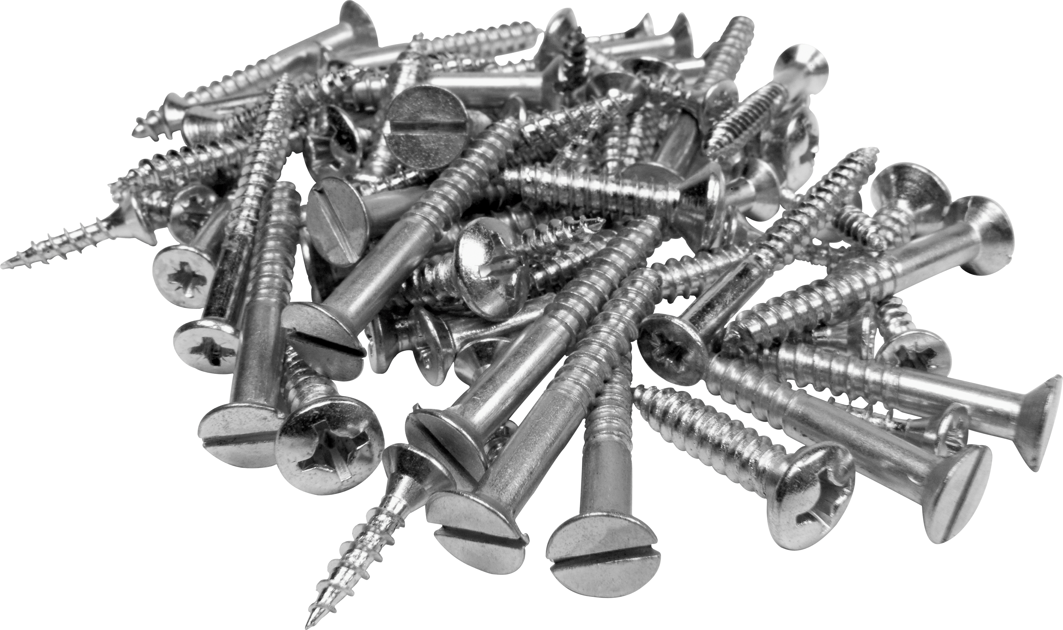 Many Screws Transparent PNG Image