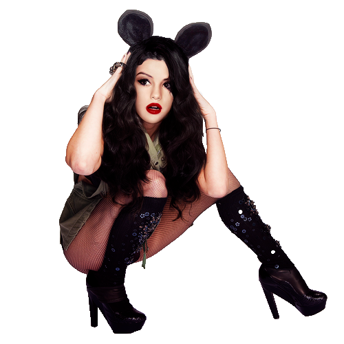 Selena Gomez Sitting Transparent PNG Image