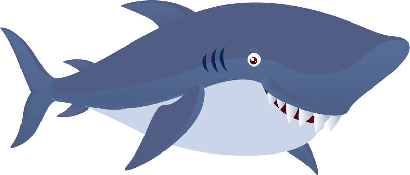 Blue Shark Nemo Transparent PNG Image