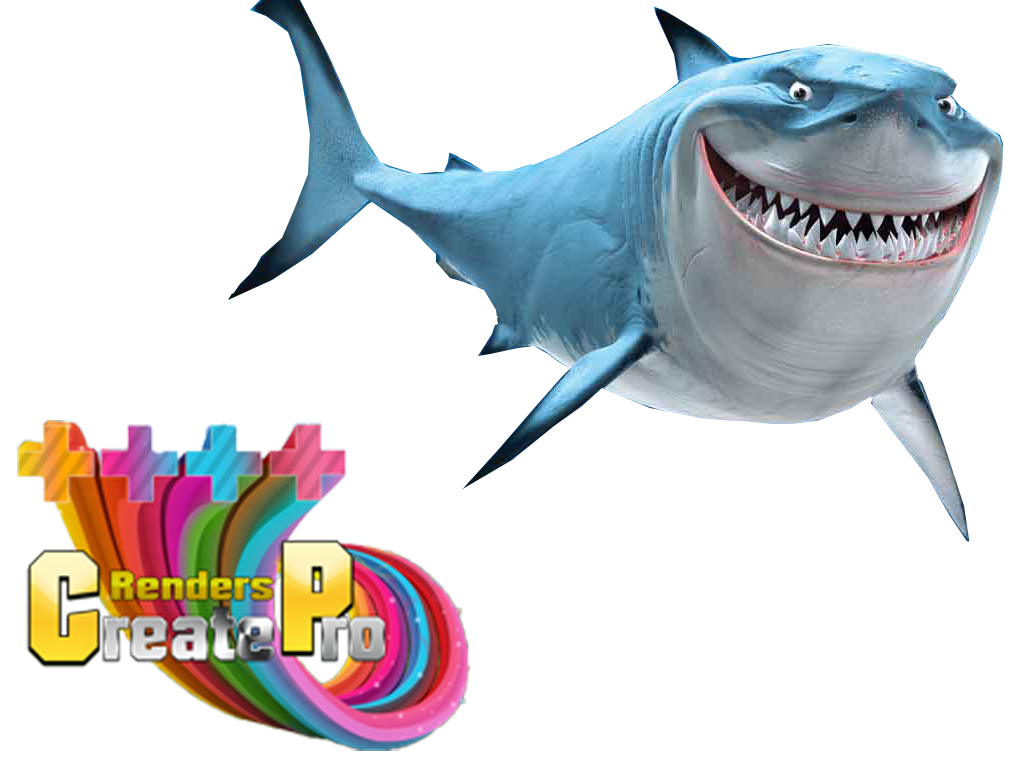 Blue Shark Nemo Transparent PNG Image