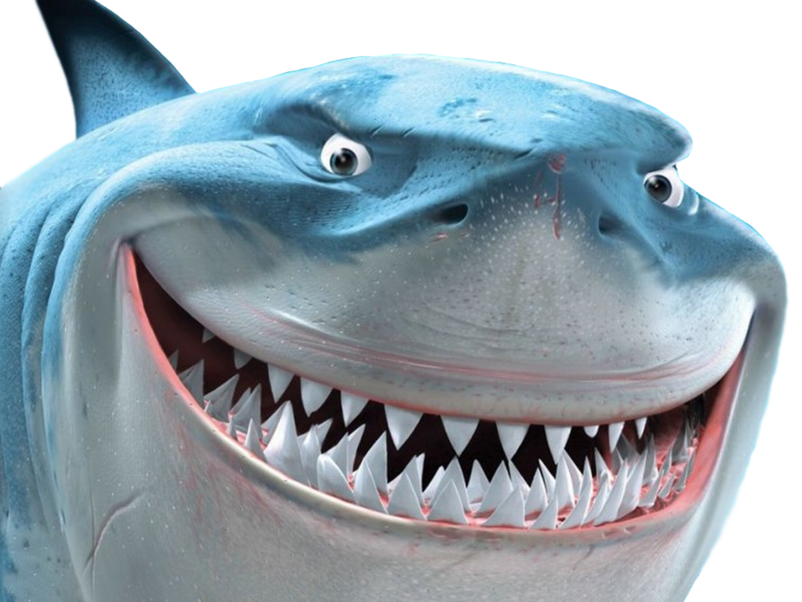 Blue Shark Nemo Transparent PNG Image