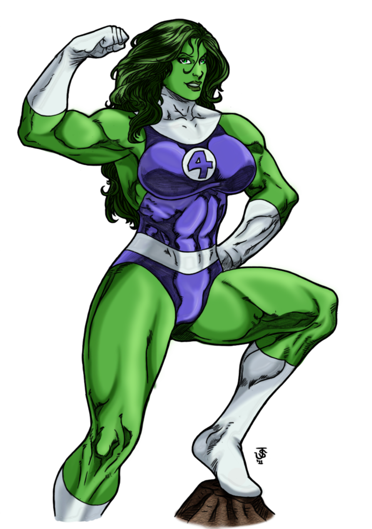 She Hulk Transparent PNG Image