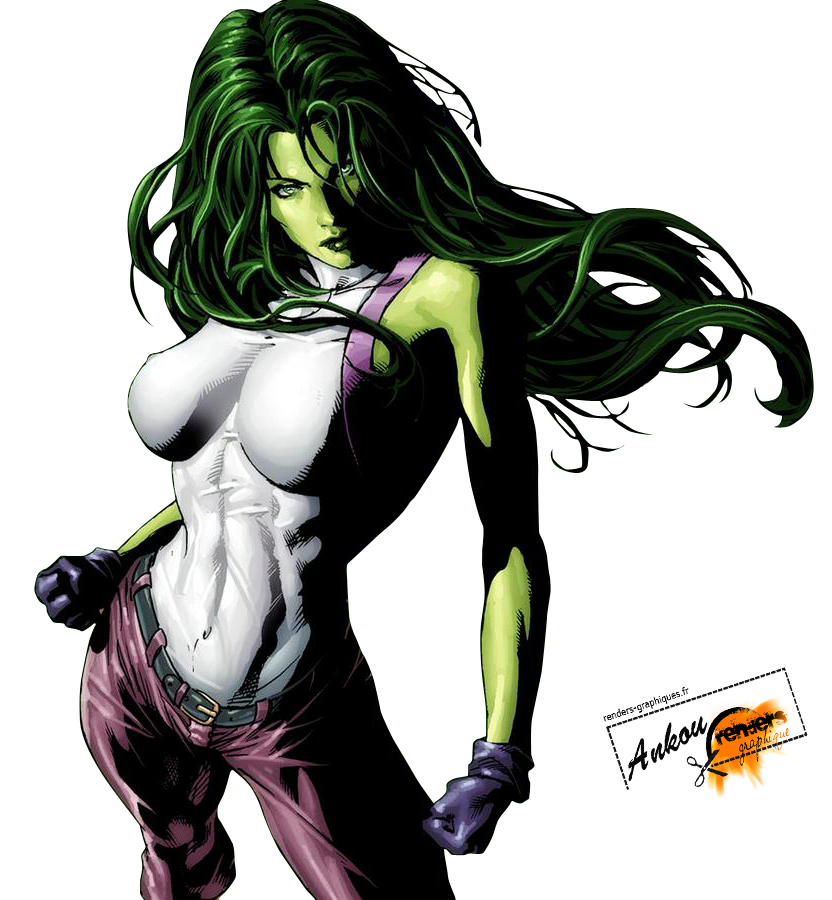 She Hulk Transparent PNG Image