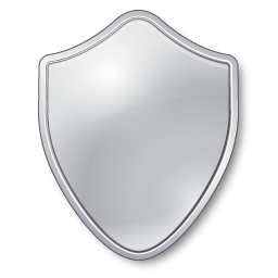 Gray Metal Shield Transparent PNG Image