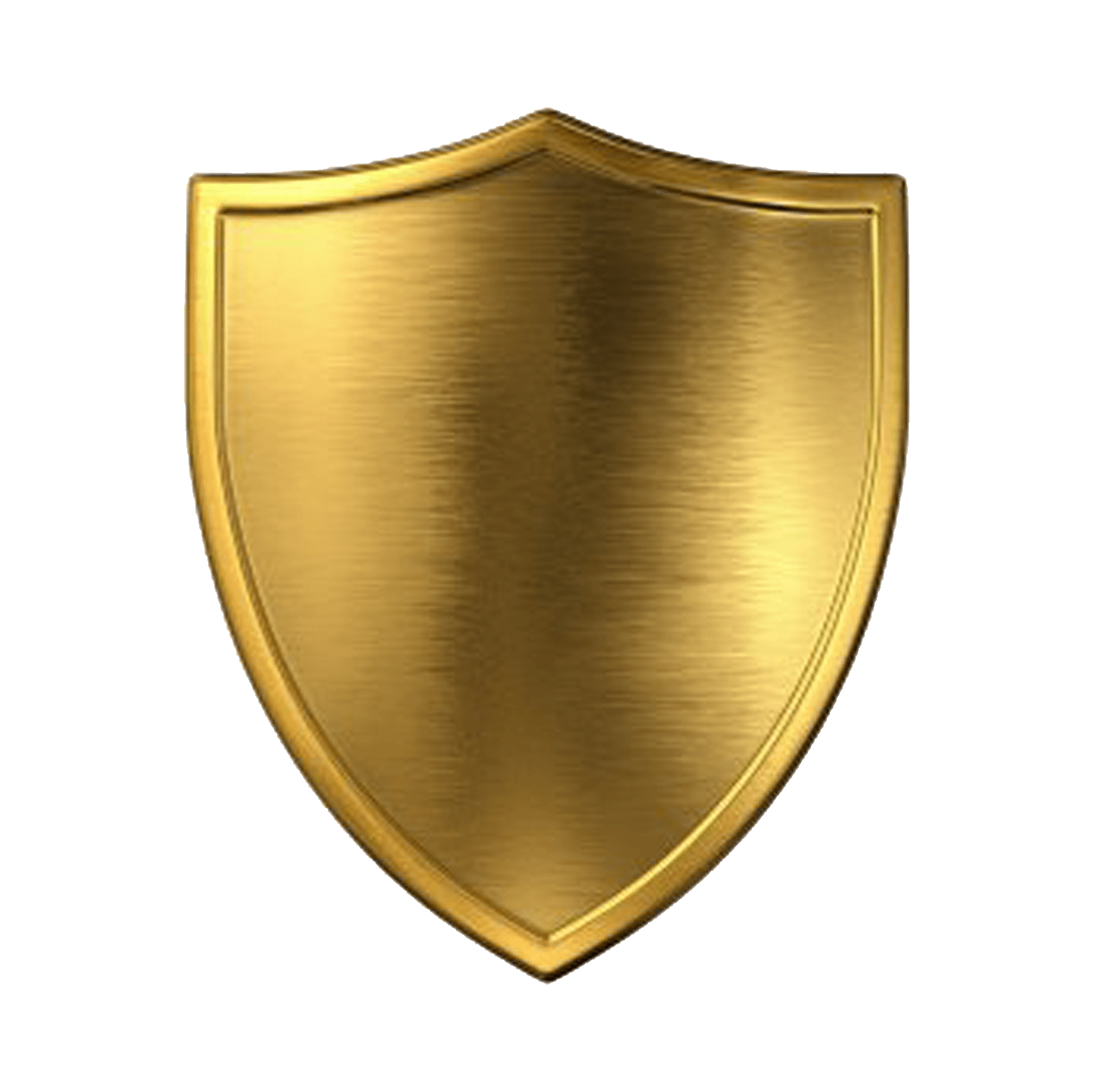 Gold Shield Transparent PNG Image
