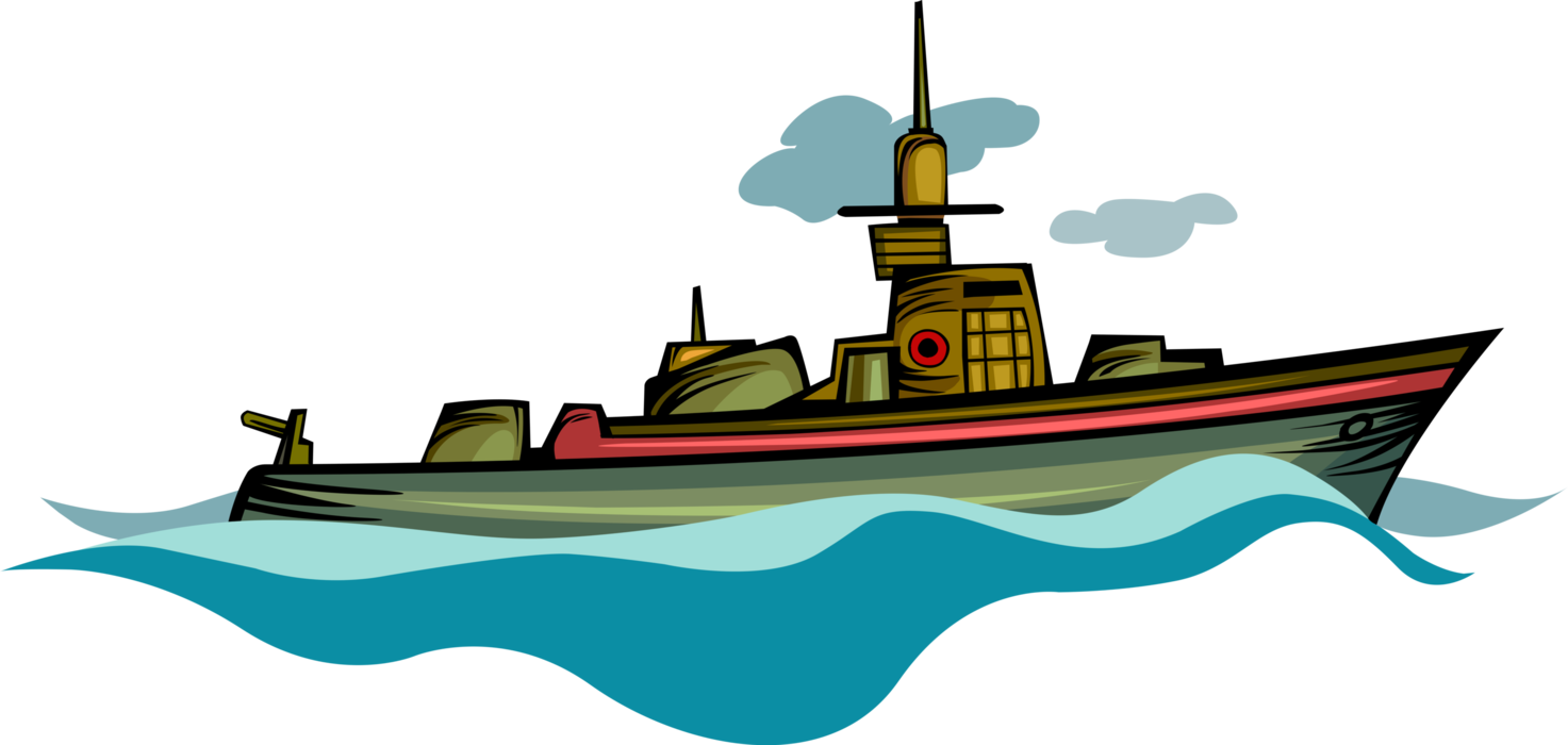 Heavy Battleship Ship Destroyer Cruiser Transparent PNG Image