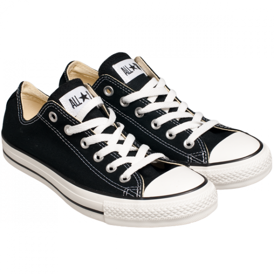 Converse Black Shoes Transparent PNG Image
