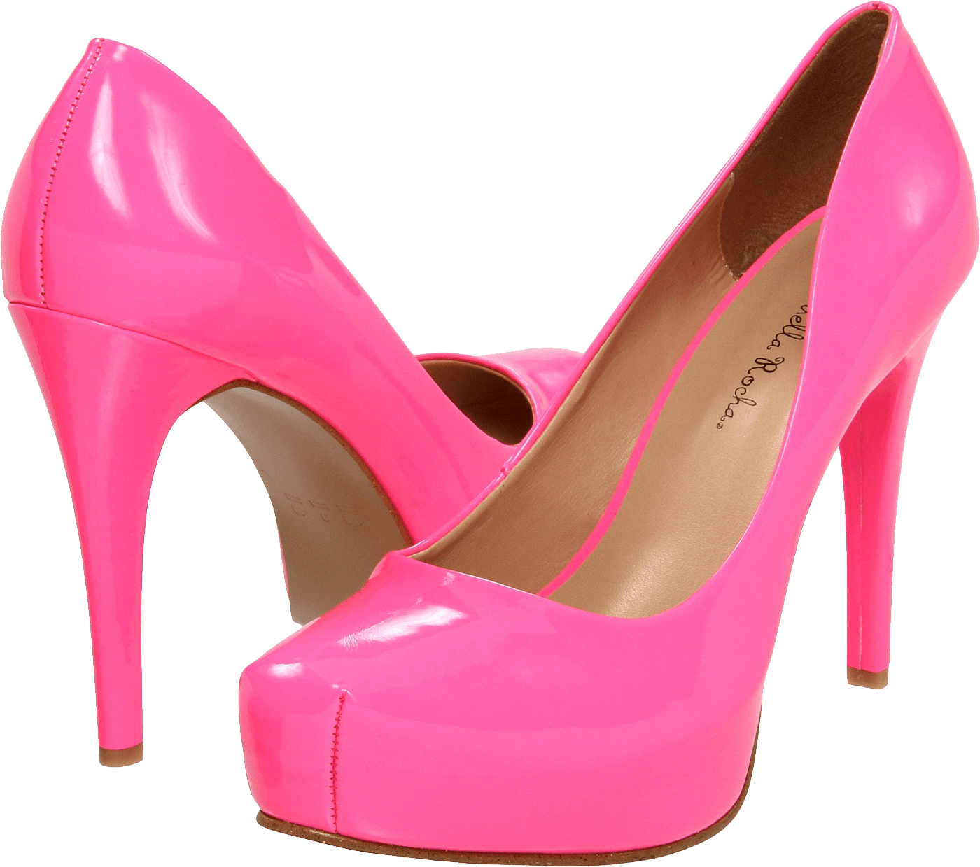 Pink High Heels Shoe Transparent PNG Image