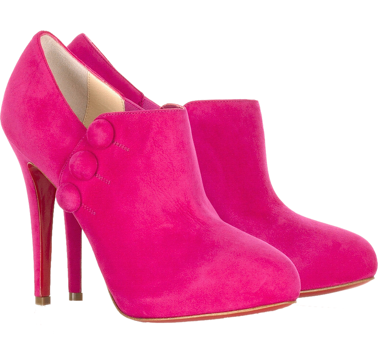 Pink High Heels Shoe Transparent PNG Image