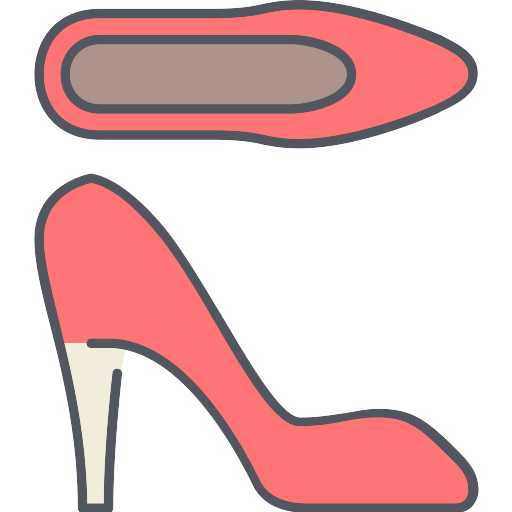Pink High Heels Shoe Transparent PNG Image
