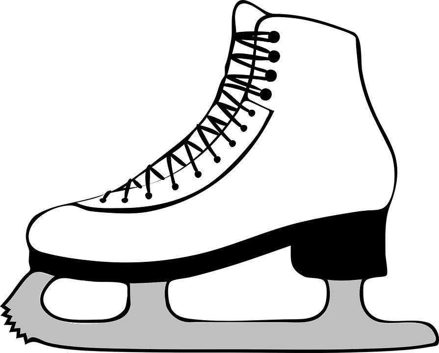 Ice Skating Shoes Transparent PNG Image