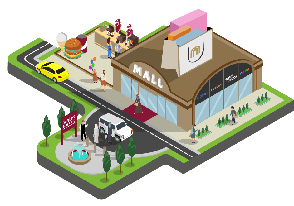 Mall Shopping Transparent PNG Image