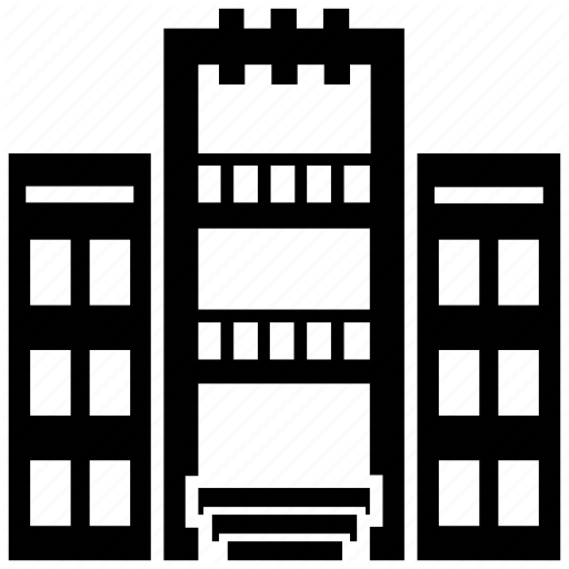 Shopping Mall Silhouette Transparent PNG Image