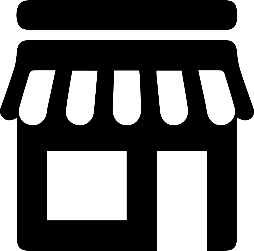 Shopping Mall Silhouette Transparent PNG Image