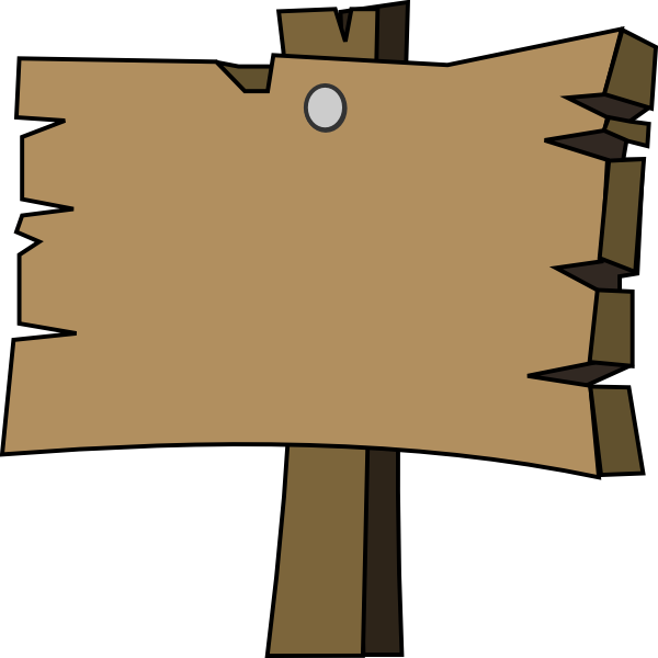 Signboard Transparent PNG Image