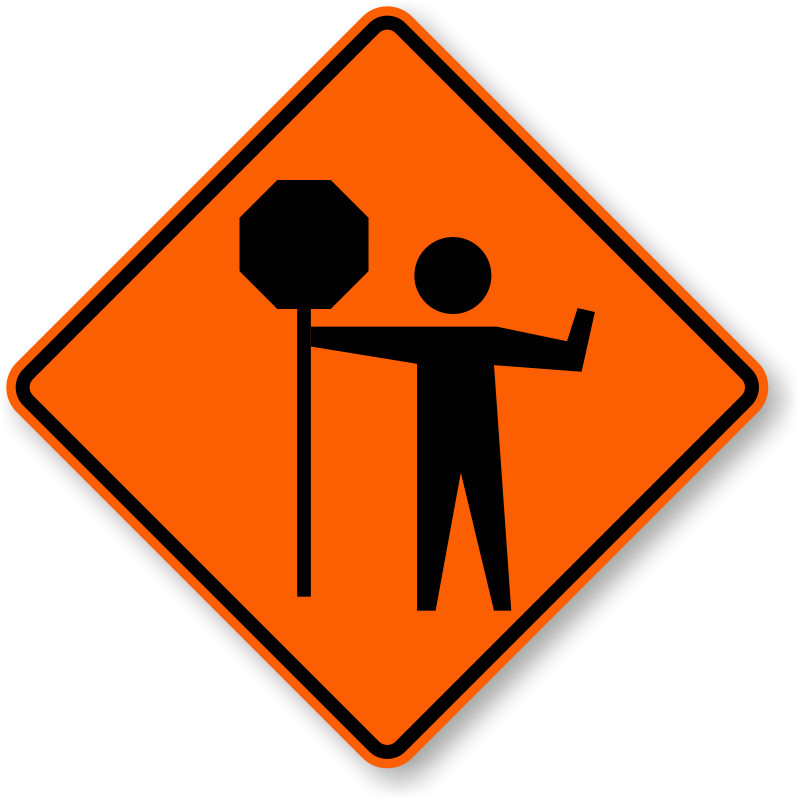Construction Sign Transparent PNG Image
