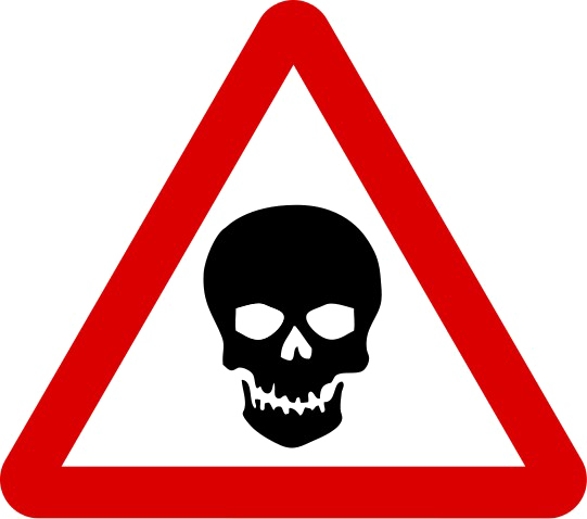 Danger Ahead Transparent PNG Image