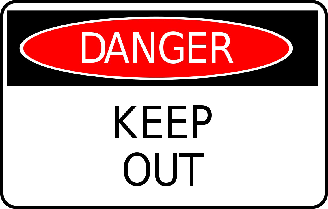 Danger Ahead Transparent PNG Image