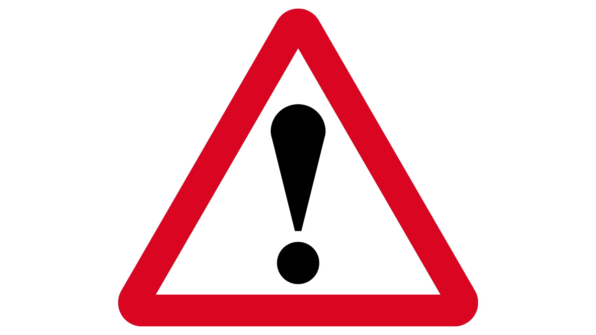 Danger Ahead Transparent PNG Image