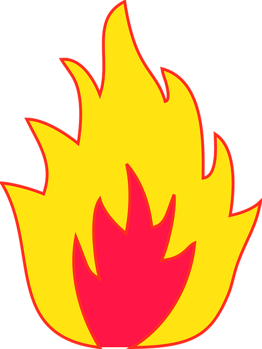 Danger Fire Transparent PNG Image