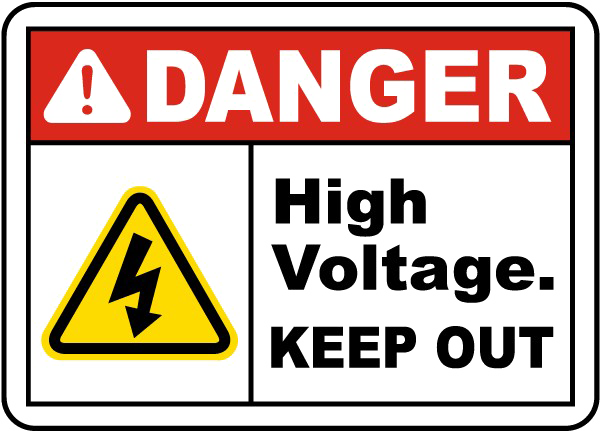 Danger Sign Transparent PNG Image