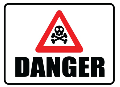 Danger Sign Transparent PNG Image