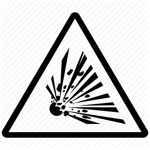 Explosive Sign Transparent PNG Image