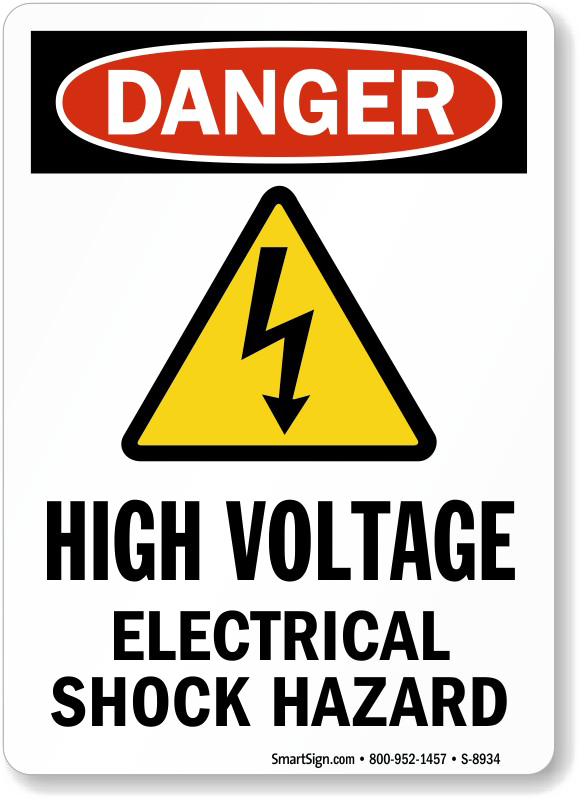 High Voltage Sign Transparent PNG Image