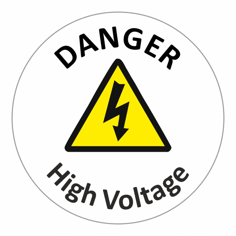 High Voltage Sign Transparent PNG Image