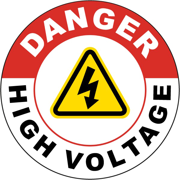 High Voltage Sign Transparent PNG Image