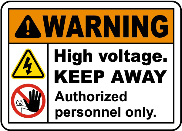 High Voltage Sign Transparent PNG Image